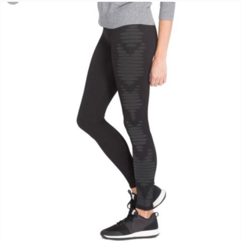 SPANX Aztec Side Strip Seamless High Waisted Leggings, XL